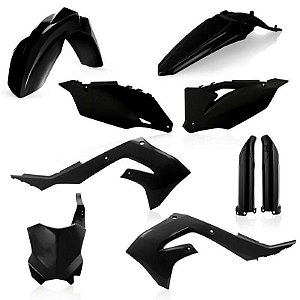 Kit Plástico Preto KXF 450 19/21 KXF 250 21 - Acerbis ( SEM PROTETOR DE BENGALA)