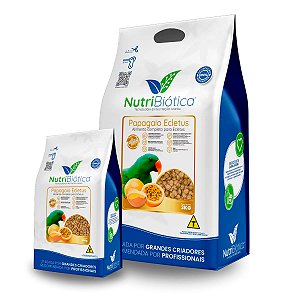 NUTRIBIÓTICA PAPAGAIO ECLETUS NATRUAL SUPER PREMIUM