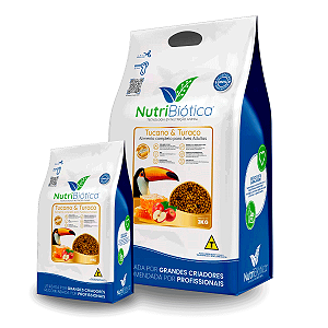 Nutribiótica Tucano e Turaco 3kg