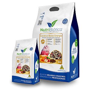 Nutribiótica Cacatua Baixa Energia