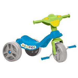 Triciclo Para Bebê Tico Tico Infantil Azul 650 - Bandeirante