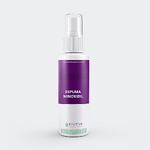 Espuma de Minoxidil 5% - Sem Enxágue Combate a Queda de Cabelo