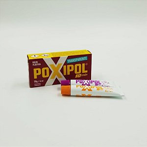Adesivo Epoxi Transparente 16g/14ml - POXIPOL