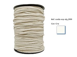 Corda de algodão - 6mm (rolo c/50 ou 100mts) - Referência: N99
