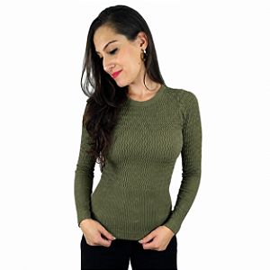 Blusa Scala Sem Costura Deise Manga Longa