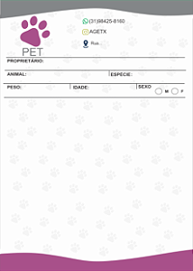 RECEITUÁRIO 4 CORES PAPEL APEGAMINHADO 90G 1000 UNI