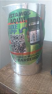 ADESIVO METALIZADO 6,5X6,5CM COLOR BRILHO 1000 UNIDADES