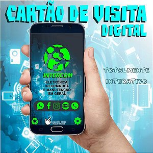 CARTÃO DE VISITA DIGITAL INTERATIVO
