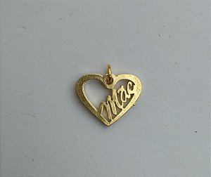 MEDALHA MAE CORAÇAO DOURADO