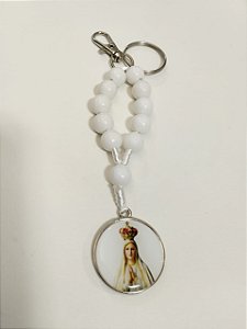 CHAVEIRO 10MM MEDALHA DUPLA RESINADA
