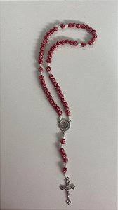 TERÇO CRUZ CORDAO VERMELHO