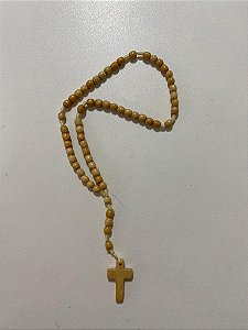 TERÇO DE PULSO C/ CRUZ MARFIM