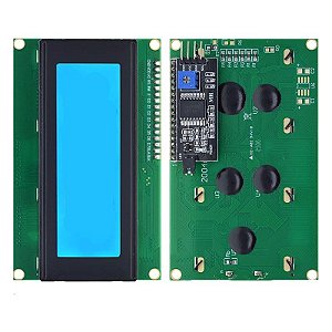 Display LCD 20x4 Azul - Com módulo I2C