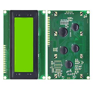 Display LCD 20x4 Verde - Sem módulo I2C