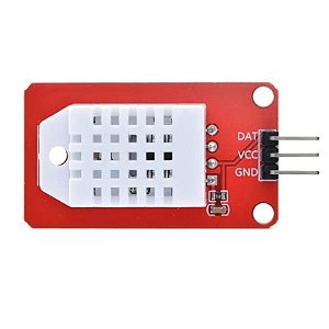 Sensor de Temperatura e Umidade - Módulo DHT22 Vermelho