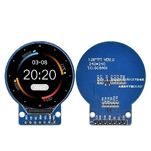 Módulo de Exibição LCD TFT Redondo para Arduino - Resolução 240x240