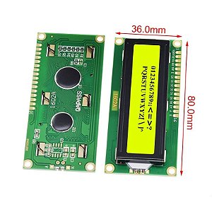 Módulo de Interface de Display LCD para Arduino,LCD1602 - Tela Verde