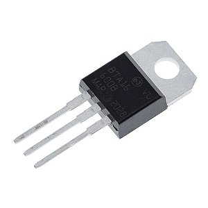 Transistores TO-220 BTA16-600B (Lote de 10 Peças)