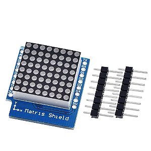 Matrix LED Shield V1.0.0 para WEMOS D1