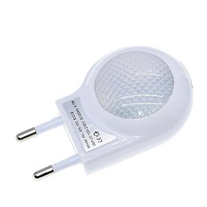 Mini LED Caracol Luz Noturna - Branco