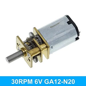 Mini micro motor  30RPM 6V GA12-N20