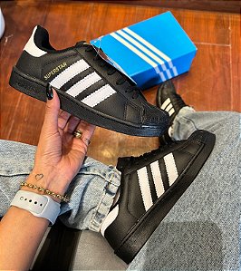 Adidas Super Star (Cabeção Preto) - Lojas Mila