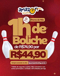 STUDIO 5: Promo - 01 hora de Boliche DE R$74,90 POR APENAS R$44,90 *Consulte as regras na descrição*