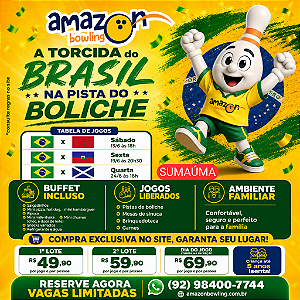 24/06 - SUMAÚMA NA COPA - Torcida Amazon Bowling 🎉