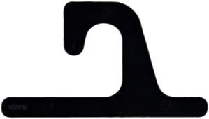 Cabide Preto 120mm 12cm - 1000 peças