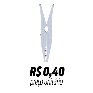 Presilha c/ Mola Cinza - 500 peças