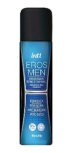 Eros Men Desodorante íntimo Masculino Jato Seco 166ml/90gr Intt