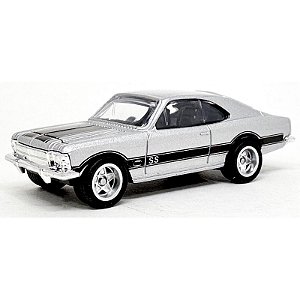 Chevrolet Opala SS Cinza/Prata CKS - Escala 1/64 - Pneus de Borracha