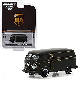 Kombi UPS - Greenlight - Escala 1/64 - Metal e pneus de borracha