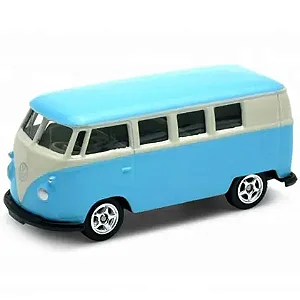 Kombi Corujinha Azul - California Minis - Welly - 1/64
