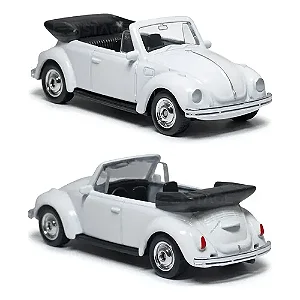 Fusca Branco conversível - California Minis - Welly - 1/64