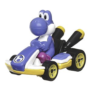 Yoshi Azul - Standard Kart - Hot Wheels 1/64 - Mario Kart