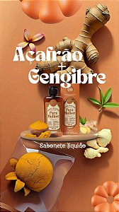 Açafrão e Gengibre Sabonete líquido Íntimo 140,ml