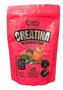 Creatina Monohidratada sabor Frutas Vermelhas 210g