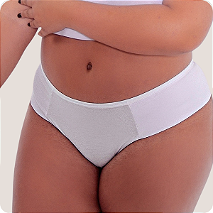Kit 6 Calcinhas Paloma Lateral Dupla PLUS SIZE (NUDE)
