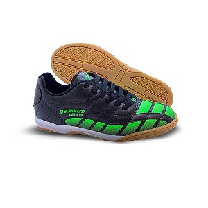 Tênis Futsal Dalponte Preto com verde
