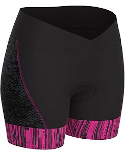 Bermuda De Ciclismo Feminina Pink Neon