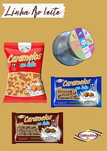 Kit Caramelos -  Tradicionais + Baleiro Personalizado -  Santa Rita