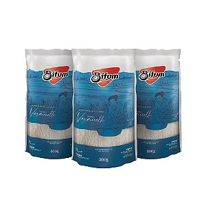 Kit 3unid Macarrão Arroz Oriental Bifum Sem Glúten Vegano 200g