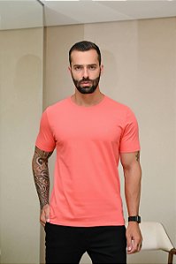 Camiseta Básica Salmão