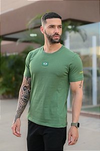 Camiseta Brasil Verde Bandeira
