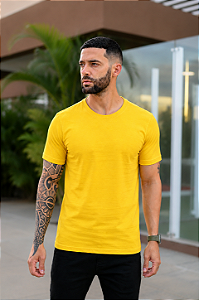 Camiseta Lisa Amarelo
