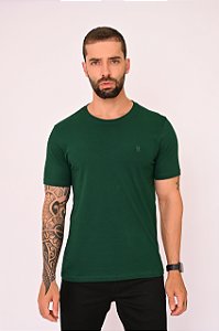 Camiseta Básica Verde Esmerald Green