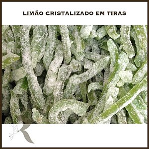 Limão Cristalizado em Tiras - 100g (a granel)