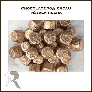 Chocolate 70% Cacau Pérola Negra - 100g (a granel)