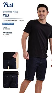 Bermuda Masc. RETA com elastico